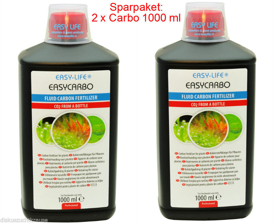 Easy Life Easy Carbo 2 x 1000 ml flüssiges Co2 Sparpaket