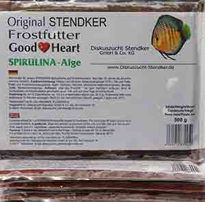 Stendker GoodHeart SPIRULINA Diskusfutter 500g Flachtafel