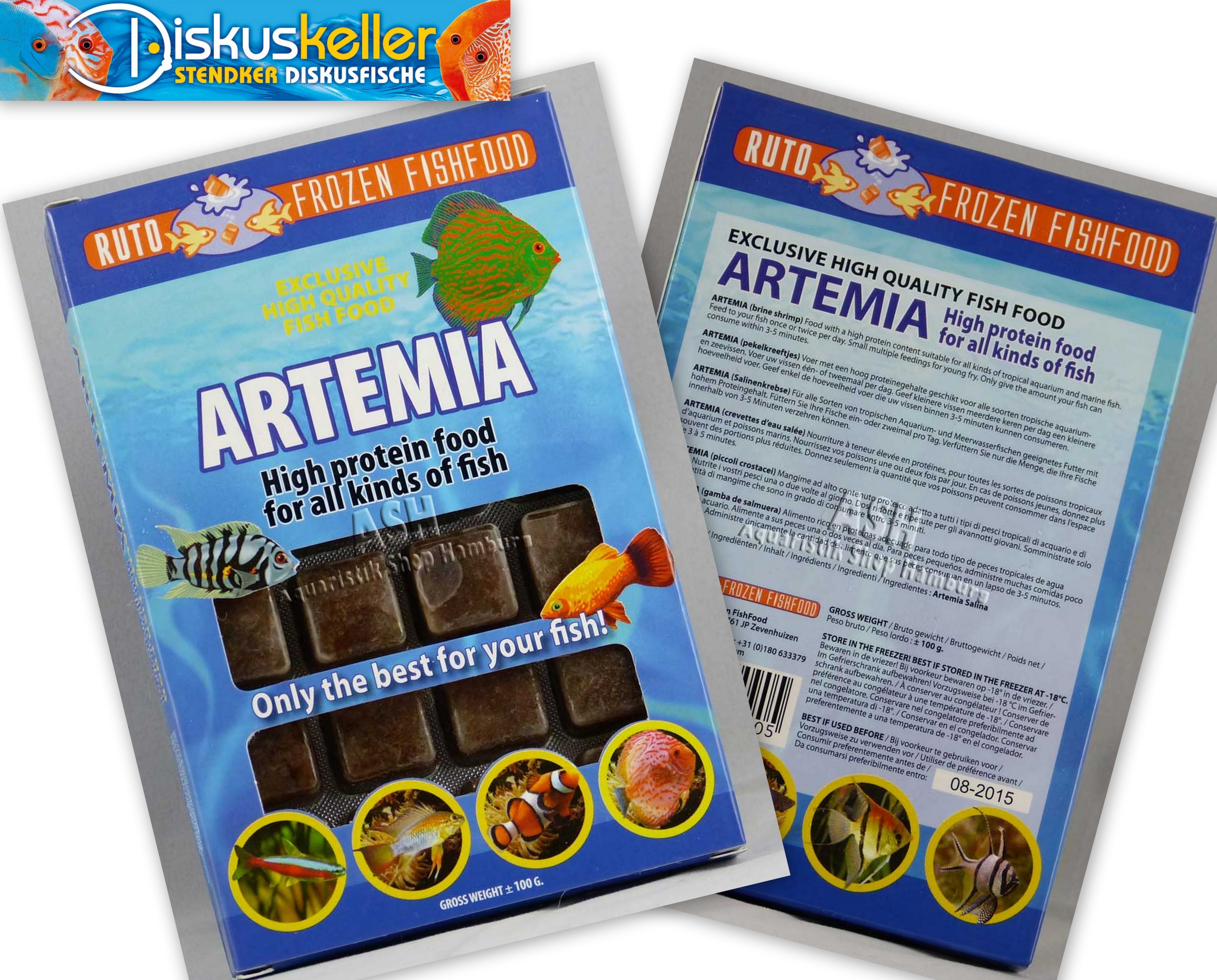 50 x Artemia 100g Blister Sparpaket